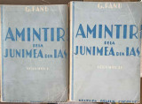 AMINTIRI DE LA JUNIMEA DIN IASI VOL.1-2-G. PANU