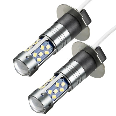 Set de 2 becuri led Xentech Light 27 Smd plug and play Proiector sau DRL - H-3 foto