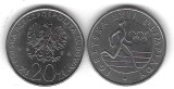 POLONIA 20 ZLOTI 1980 - J.O. de vara editia XXII [2] XF
