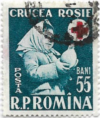 Crucea Rosie, 1957 - obliterata foto