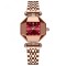 Ceas dama Poedagar Quartz Elegant Casual Fashion 3 ATM Otel Auriu Visiniu