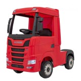 Cumpara ieftin Camion electric pentru copii SCANIA R-SERIES 4x4 180W 12V 14Ah PREMIUM, rosu