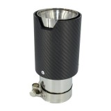 Ornament Toba Esapament Universal Carbon ALM 19cm, Prindere Inclusa, Tuning Auto Exterior