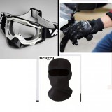 Cumpara ieftin Set Off Road: Mănuși, Ochelari &amp; Cagulă Moto - Accesorii Enduro / ATV