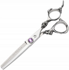 WOLF Degloving Degloving foarfece pentru dreptaci 6.0 Sharky offset foarfece de frizerie pentru salo