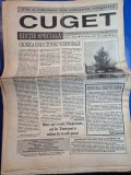 ziarul cuget decembrie 1992 - regele mihai la timisoara