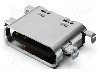 Conector USB C, versiune USB 2.0, orizontala, GCT - USB4520-03-0-A