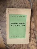 Idealul clasic al omului - Tudor Vianu, semnătura Geo Dumitrescu, din biblioteca lui