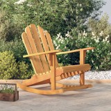 Scaun balansoar Adirondack de grădină, 79x100x103 cm, lemn tec