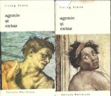Cumpara ieftin Agonie si extaz - Viata lui Michelangelo Irving Stone - Biografia - Carti Beletristica - Editura Meridiane - 2 Volume