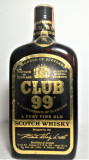 RARE WHISKY club 99, 8 years, CL 75 GR, 43, ANI 60/ IMP. Orlandi ITALY, Europa, Rosu, Sec