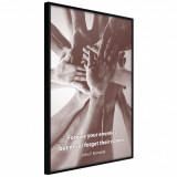 Cumpara ieftin Poster - Hands, cu Ramă neagră, 30x45 cm