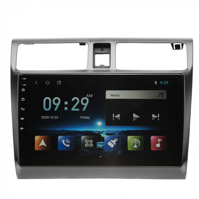 Navigatie Suzuki Swift 2004-2010 AUTONAV Android GPS Dedicata, Model Classic, Memorie 32GB Stocare, 2GB DDR3 RAM, Display 10&quot; Full-Touch, WiFi, 2 x US