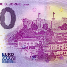 !!! 0 EURO SOUVENIR - PORTUGALIA - LISABONA , CASTELUL SAN JORGE - 2018.1 - UNC