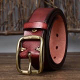 Cumpara ieftin Curea pentru barbati C-153, piele naturala, Maro