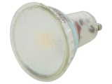 Lampă LED alb cald GU10 230VAC 460lm 5W 110&deg; 3000K