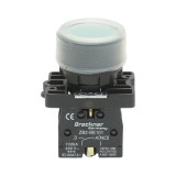 Buton comanda verde cu capac protectie IP65, 1NO, 400V/10A, Breckner