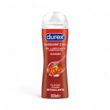 Lubrifiant si gel de masaj DUREX Guarana, cu efect 2 in 1, 200 ml
