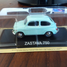 Macheta ZASTAVA 750 1962 - DeAgostini Masini de Legenda, 1/43, noua.