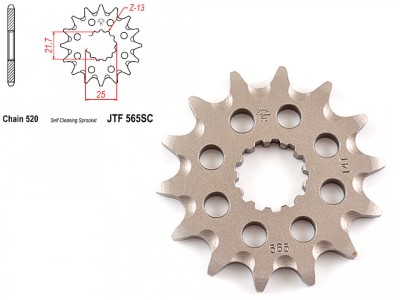 Pinion transmisie fata 520/14T, JTF565SC foto