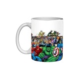 Cana alba personalizata, Marvel, INOVATIX&reg;. 330ml