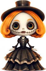 Sticker decorativ, Halloween, Negru, 90 cm, 8375ST-3 foto
