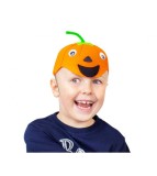 Palarie Dovleac din Fetru, un Accesoriu ideal pentru Halloween 20x19x10 cm