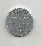 (No1) moneda- ROMANIA 5000 LEI-2003
