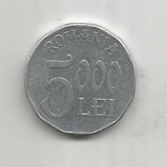 (No1) moneda- ROMANIA 5000 LEI-2003