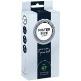 Mister Size-Prezervative Size Xs 47 mm (10 Bucăți)-Latex