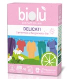 Biolu Tablete Detergent Rufe Delicate, Musetel &amp; Bergamota, Ecologice, 16 Bucati, 38g