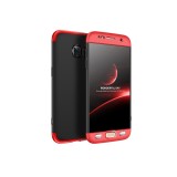 Husa Samsung Galaxy S7 GKK 360 Full Protectie, Negru/Rosu, Carcasa PC, Anti-Zgarieturi