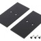 Obturator negru pentru profil LED 33,4x67,5mm - 2 buc.