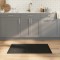 Gossi covor dreptunghiular, negru, 60x100 cm, bambus