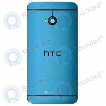 Capacul bateriei HTC One (M7) albastru foto