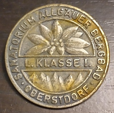 Insigna - Sanatorium Allgauer Bergbad - Oberstdorf - L. Klasse I. foto