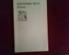 Poeme Gottfried Benn ed bilingva germana-romana
