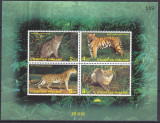 DB1 Fauna Thailanda Tailanda Feline MS MNH, Nestampilat
