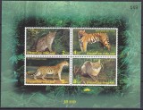 DB1 Fauna Thailanda Tailanda Feline MS MNH