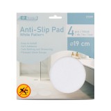 Cumpara ieftin Set 4 stickere antiderapante pentru cada/dus &ndash; model pietricele alb &ndash; &Oslash; 19 cm Best CarHome