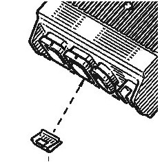 Agrafa OE Renault Clio 1 1990-1998 , Express, Laguna 1993-2001 pentru fixare GMV radiatorm si computer injectie Kft Auto