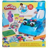 Set plastilina Play-Doh - Zoom Zoom, Set de curatenie cu aspirator, Hasbro