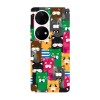 Husa compatibila cu Huawei Nova Y70 model Cat world, Silicon, TPU, Viceversa, Transparent, Carcasa