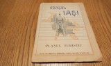 ORASUL IASI Planul Turistic Intocmit de Catedra de Geografie Economica a Universitatii " Al.I.Cuza " Iasi. - P. Poghirc. 1965, dim. 90/55cm.