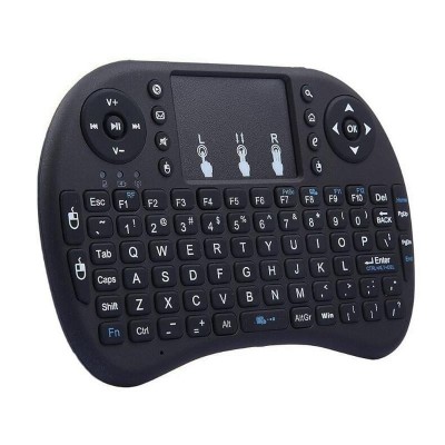 Mini Tastatura Mouse FOXMAG24&amp;reg; , iluminata i, 2.4G Wireless Keyboard cu mouse tip touchpad pentru Android Smart ,TV BOX, Console si calculator foto