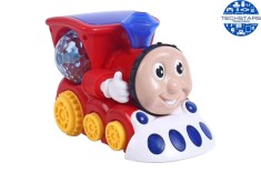 Locomotiva thomas jucarie, 14CM, lumini colorate, LD-147A, rosu foto