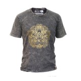 Cumpara ieftin Tricou Stone Wash - Hamsa - Gri