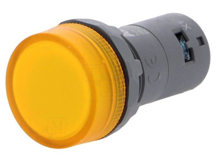 Lumină de control LED 22mm 24V AC