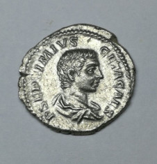 Impreiu Roman - Denarius, Geta ( Caesar, AD 198-209) foto