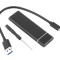 Caddy extern hard disk M.2 la USB 3.0 NGFF 2242 2260 2280